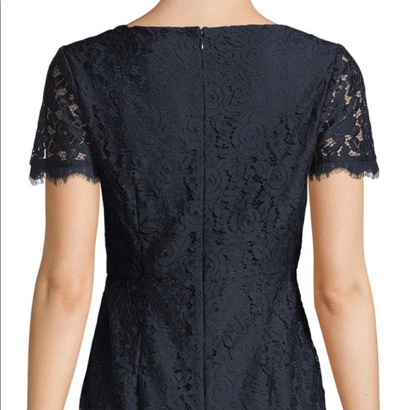 Diane Von Furstenberg Ainsley Blue Lace Dress - Picture 5 of 13